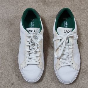 LaCoste Sports White Sneakers